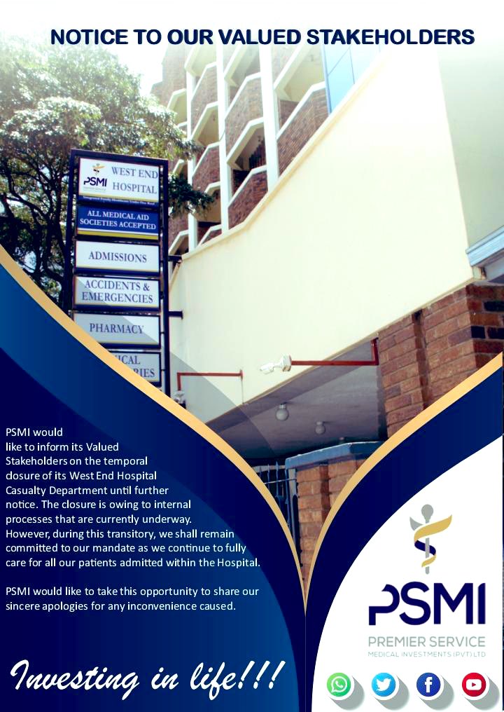 daddyhope's tweet photo. The PSMI hospitals have collapsed due to the massive LOOTING of public funds.

ZANUPF &amp; senior Government officials LOOTED millions of dollars over the years.

Doctors and nurses have not been paid for over 4 months.
Westend Hospital has now been closed.

LOOTING affects EVERYONE https://t.co/wMt7XcTS7s