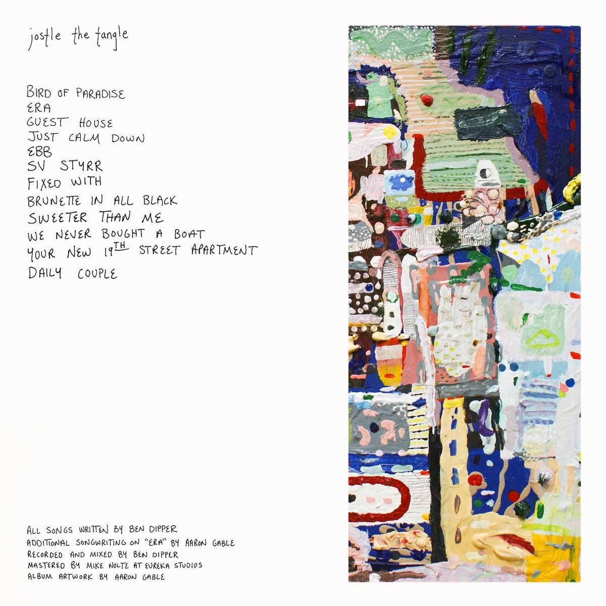 🎢 Here we go 🎢

New Ben Dipper album, Jostle the Tangle, is out today! Listen in whenever and wherever you like. 

Spotify link in bio 🪄