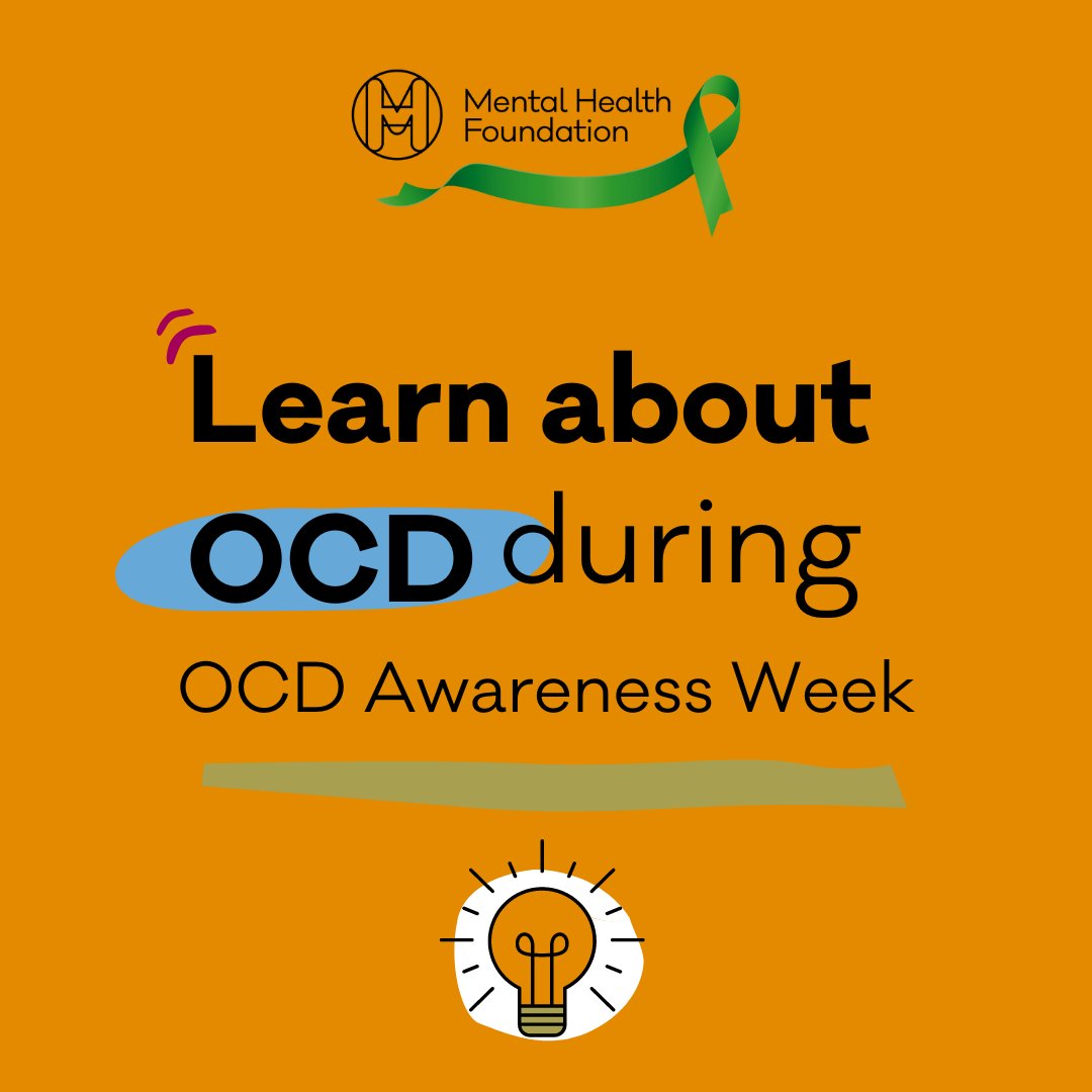 Learn about OCD this #OCDAwarenessWeek. Find out more in our information page: bit.ly/3rTechR [1/9]
