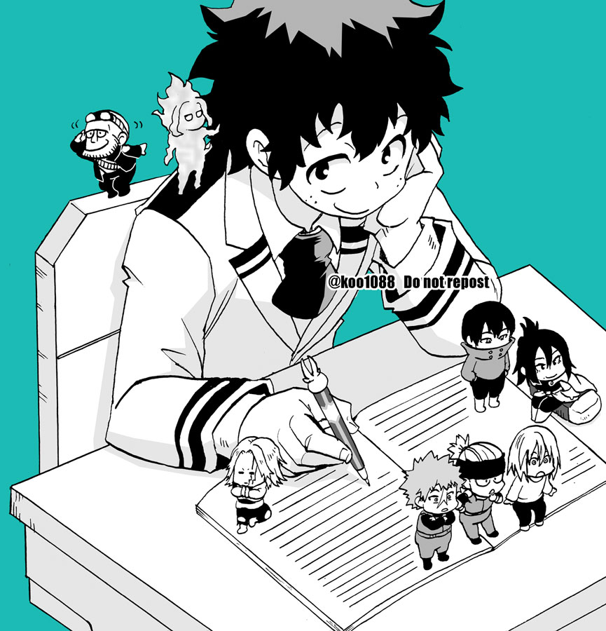 koo1088's tweet image. 継承者たちと歴史の授業

1～3は興味深く聞いてる
4は一人で瞑想中
5は授業よりも周りが気になる
6～8は自分たちも学生時代に習ってて懐かしい

そんなイメージ