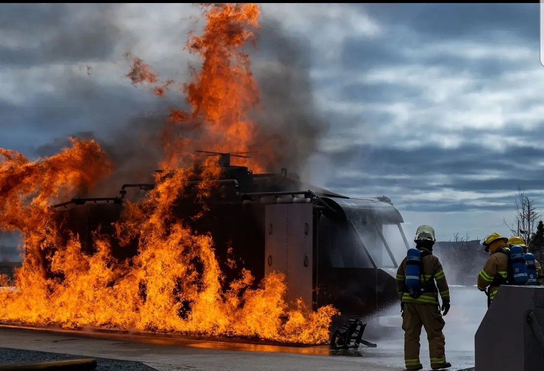 LCdr_KHoop's tweet image. NRU Asterix Helo Crash Rescue Firefighters getting ready at DC school for a worst case scenario! 

#firefighter #Training 

📸 S1 Olm