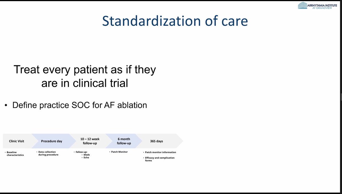 One of the most interesting things I’ve learned at @HRCRS_EP is how “embedded research” can be implemented outside of AMCs. Enjoyed hearing @josoriomd present on how he has standardized his workflow at @GrandviewMC such that ANYTHING can be (and is) measured.