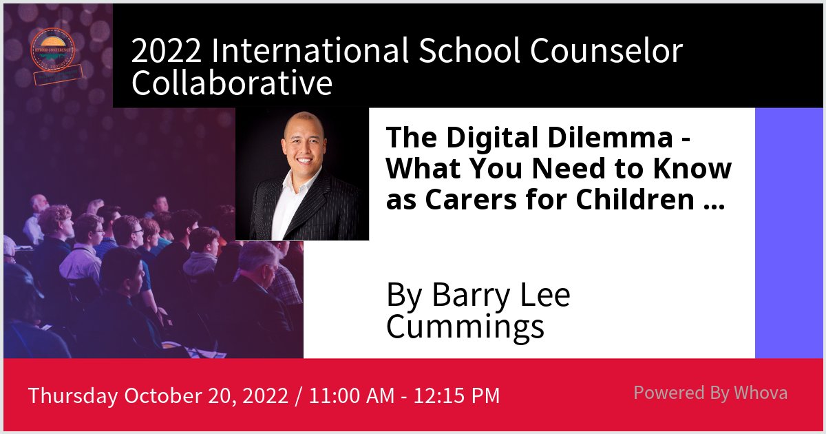 I am speaking at 2022 International School Counselor Collaborative. Would love to see you at my talk if you're attending the event! #ISCAbelonging #ISCAvirtualcollaborative #ISCAhybrid
