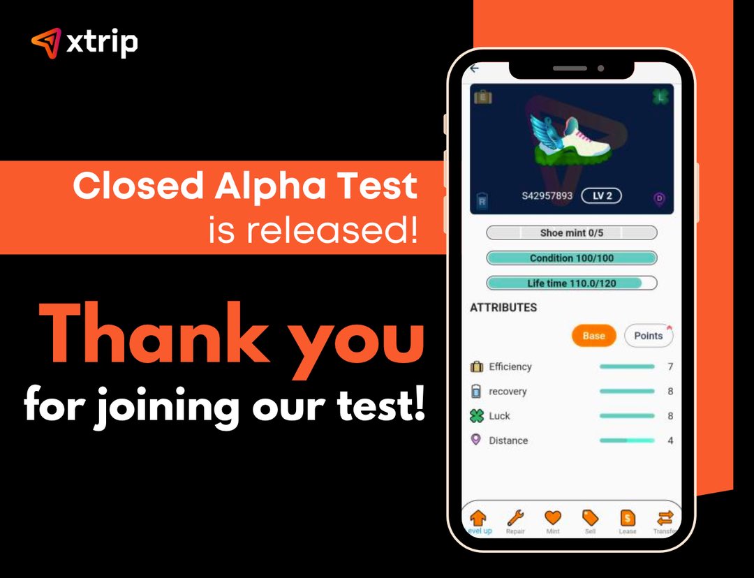 旅して稼ぐ #XTRIP の #giveaway させていただきます🎉

無料でテストプレイできて、稼いだトークンは本番に持ち越せるので超お得✨

🎁テスター5名様
🎁WL2名様

応募条件
1️⃣フォロー
<a href="/xtrip_travel/">xtrip | Travel And Earn 🔺</a>
<a href="/chika_stepn/">ちか</a>
2️⃣いいね&amp;RT
3️⃣ディスコード参加
discord.gg/xG6tsftPKz

締め切り：16日21時