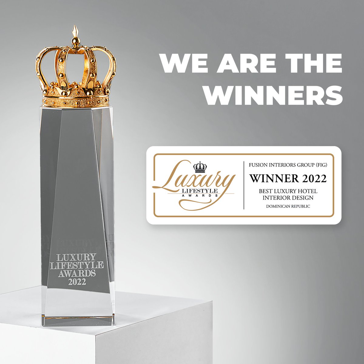 FIG_LTD's tweet photo. FIG WINS LUXURY LIFESTYLE AWARD FOR BEST HOTEL INTERIOR - https://t.co/yIQLfbNQ18 https://t.co/0AXUuqPhAg