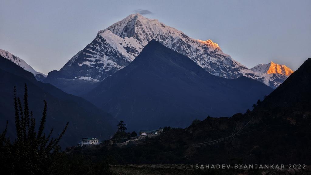 Tiny house in the lap of majestic mountain ... Who wants to live there?

#Nepal #shotonPixel6Pro #teamPixel @madebygoogle @GooglePixel_US #namche #landscapelovers #everestTrekking #seenOnMyTrek #trekkingLife #sBenzPic #mobilephotography #nepal8thwonder #naturallyNepal #sunkissed