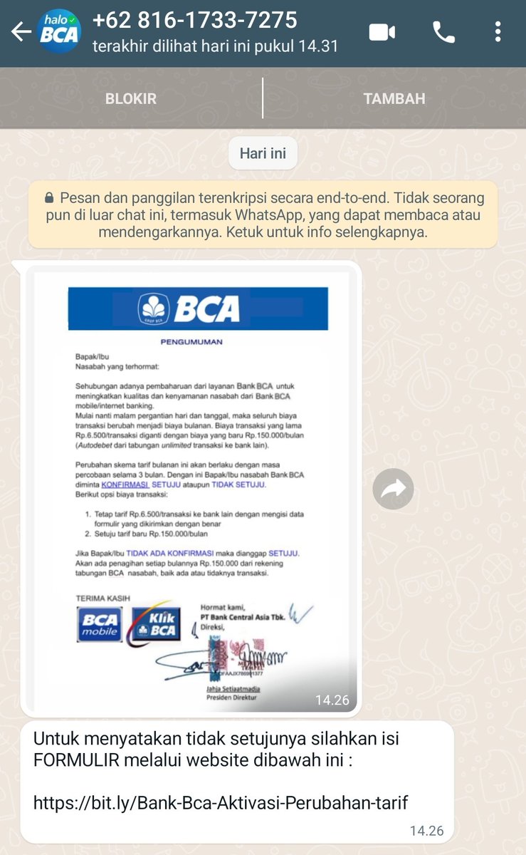 autoteam5's tweet photo. @HaloBCA meresahkan nih nomor ganti2, segera ditindak. https://t.co/QZOEZKNLCK