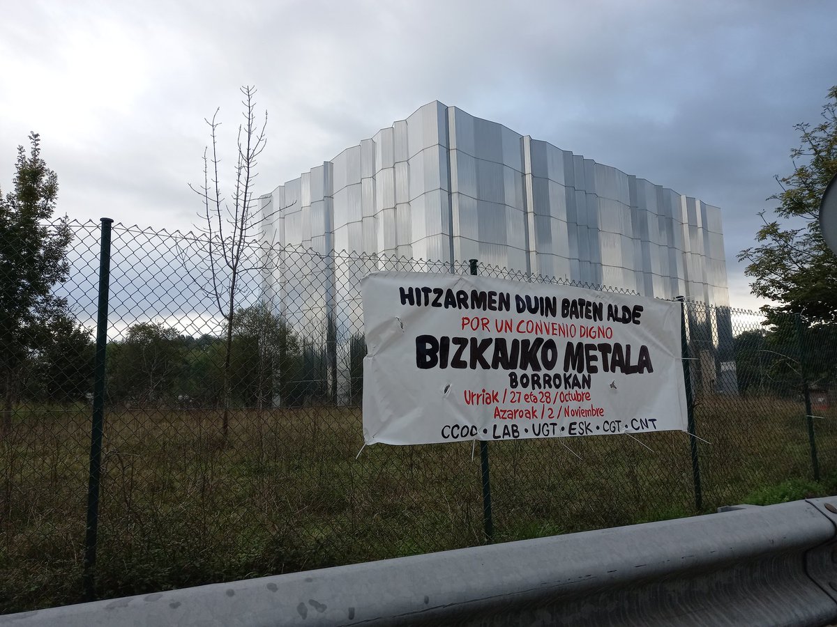 LABarteche's tweet image. 📢 Hitzarmen duin baten alde GREBARA! ✊🏻

🔥⚒️BIZKAIKO METALA BORROKAN⚒️🔥