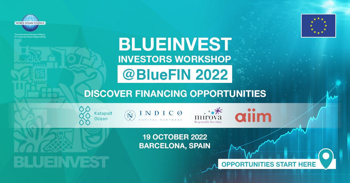 The 🌎 #BlueEconomy is expected to expand at 2x the rate of the mainstream economy by 2030.
BlueFIN is the right place for investors to discover financing opportunities in this promising ecosystem.
📌19 October from 9 CET, Barcelona &amp; online
👉bit.ly/3SE4hrJ
#BlueInvest