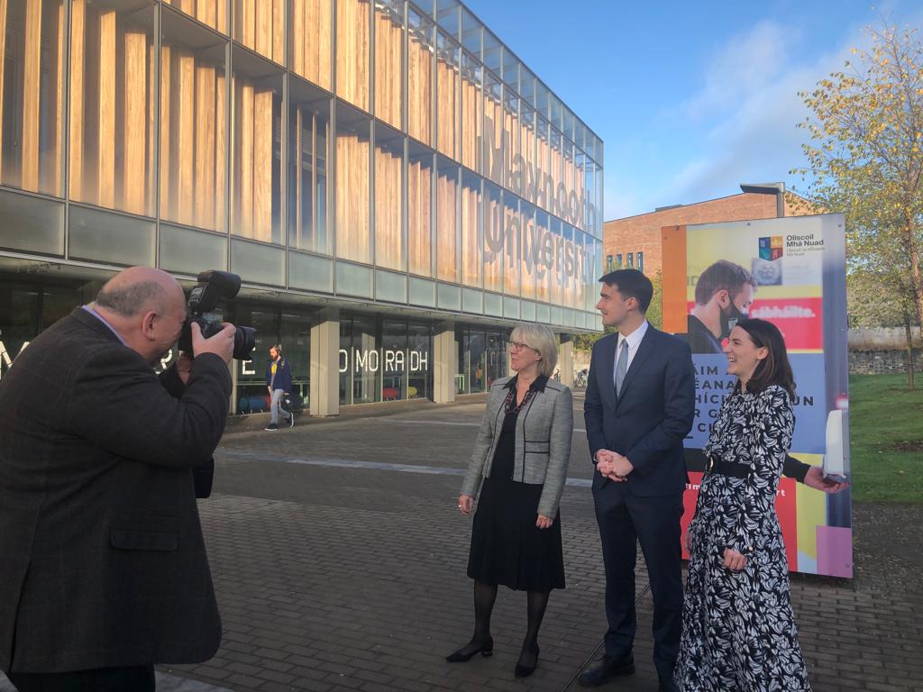 We are delighted to welcome the Minister of State for the Gaeltacht and for Sport, Jack Chambers TD to campus today to announce a major funding award for Lárionad na Gaeilge.  

<a href="/jackfchambers/">Jack Chambers TD</a> | @DeptCulturelRL | <a href="/Larionad/">Lárionad na Gaeilge: Taighde, Teagasc agus Tástáil</a>