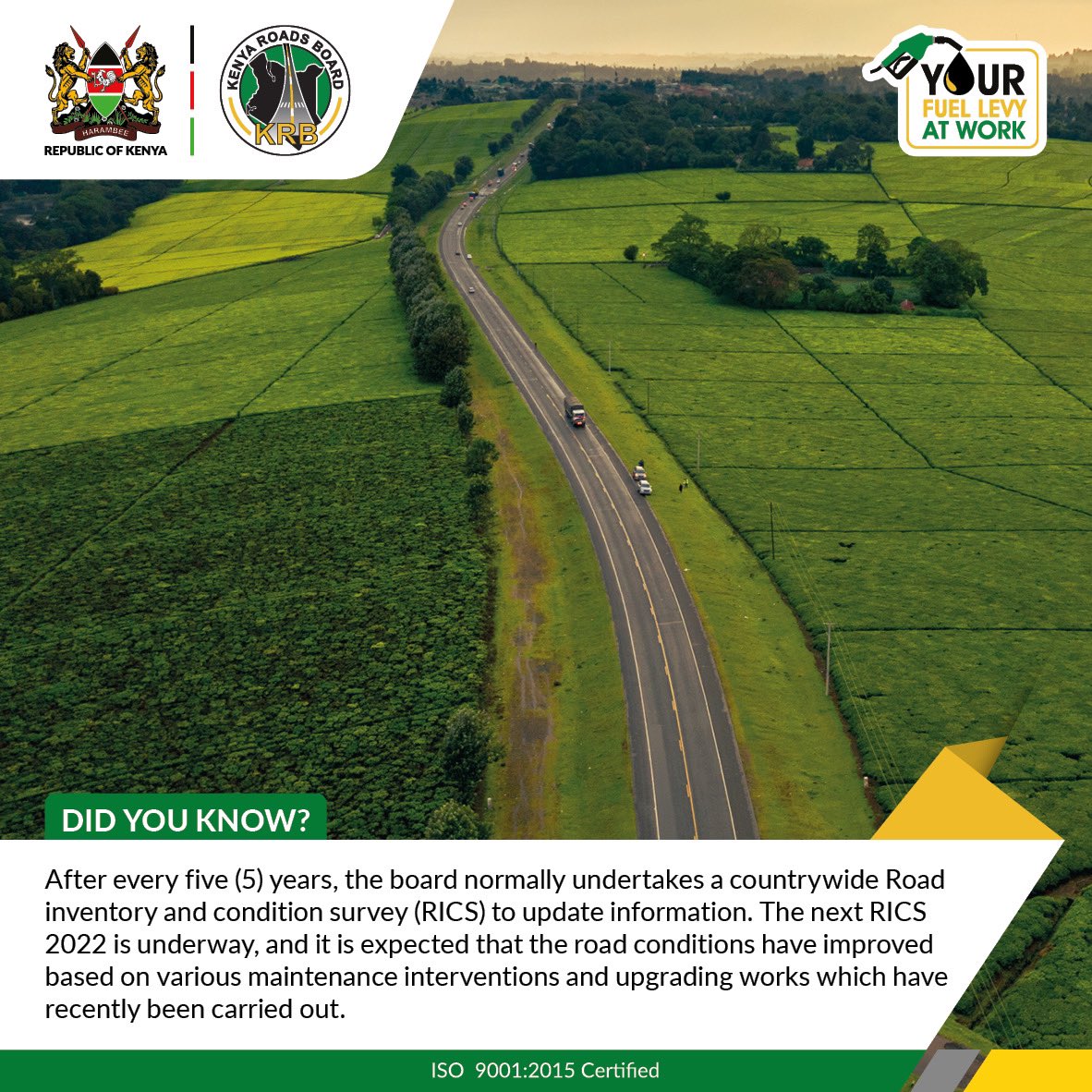 KRB_Kenya's tweet photo. #KRB
#FuelLevyatWork
#APRP https://t.co/MSa8absS3W