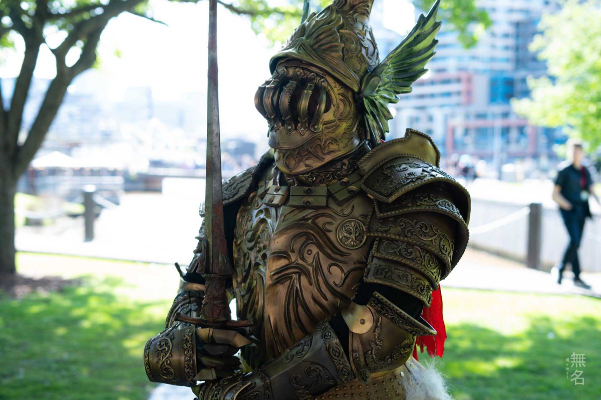 robbpropcosplay's tweet photo. "Armor of the Cleanrot Knights, celebrated for their undefeated campaign in the Shattering."

Great photo from @Mumei1014 taken on the Saturday of PAX. Loved the chance to go all-in on the sculpted detail with this build! https://t.co/GXx7bWNmZa