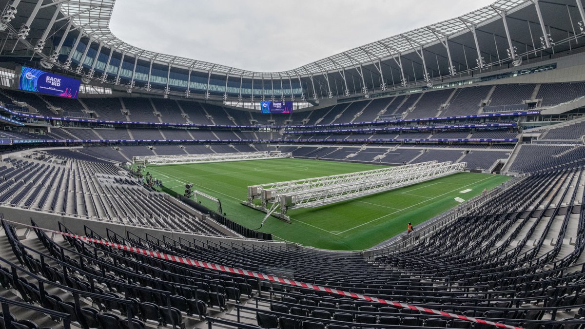 HockeyWales's tweet photo. Picture the 2026 Men's Hockey World Cup final at the @SpursStadium! 🏑🏟️

Help Hockey Wales &amp; @EnglandHockey win the World Cup bid by registering your support today ⬇️
https://t.co/hCDFTDuCIH https://t.co/Fkejn8urIf