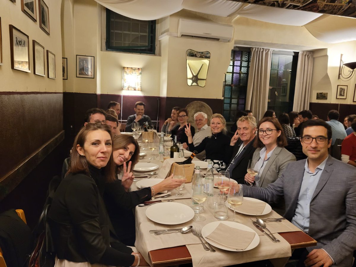 NaccaratiLab's tweet photo. Some photos from the Day 1 #oncobiome General Assembly held yesterday in Turin @CollegioCA + dinner.
Scientific and social moments! 🔬🥂
#microbiome #cancer #research https://t.co/dLfV754tKS