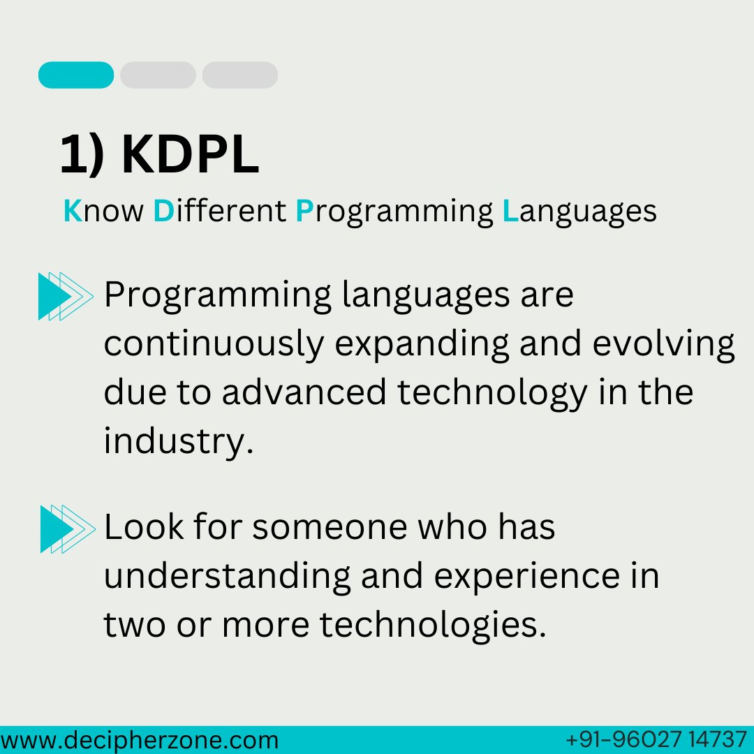 DecipherZone's tweet image. Top tips to keep in mind before hiring a Software Developer.🗒️
#softwaredeveloper #hiringtips #hiresoftwaredeveloper #decipherzone