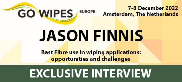 GO_Wipes's tweet photo. Ahead of Decembers GO Wipes conference 2022, we heard from expert speaker, Jason Finnis, Chief Technical Officer at Bast Fibre Tech. 

Read the interview here! https://t.co/01CVKTeqBz https://t.co/cFyBkVS0mD