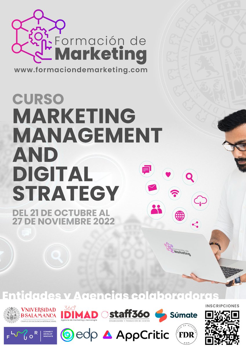 pradomichel's tweet photo. Dentro de una semana comenzamos con el Curso Online de Marketing Management and digital strategy.

Toda la información y link para inscribirse la encontrarás en https://t.co/g1eSo45s34 https://t.co/rKeUv5TO2n