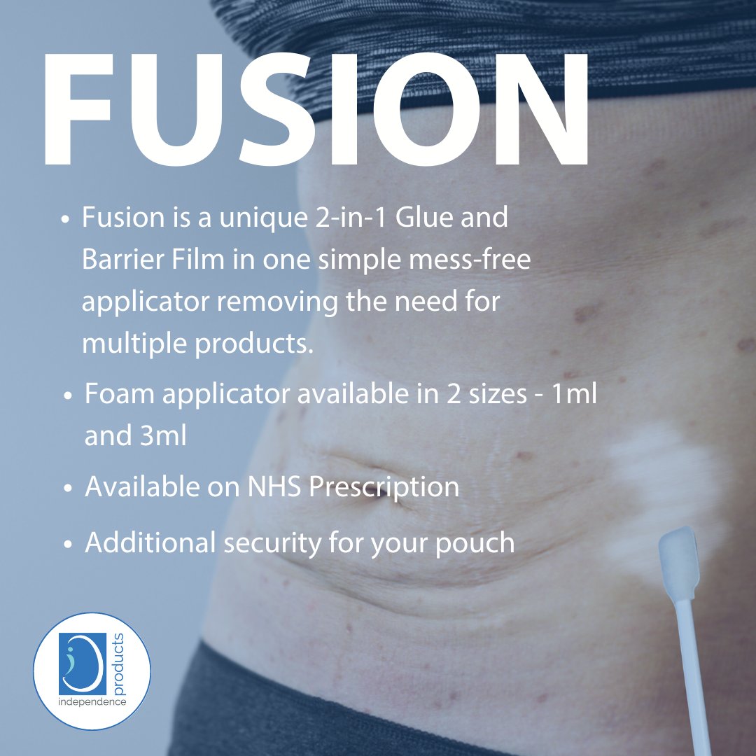 Have you tried Fusion 2-in-1 yet? Get your FREE sample today from the link in our bio to try it - you won't regret it! #fusion #stoma #independenceproducts