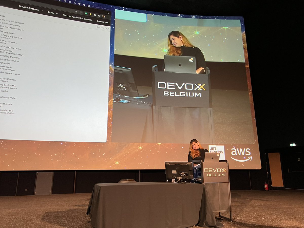 Thanks for a great talk <a href="/kvarel4/">Karina Varela</a> , love the energy 💪
#devoxx