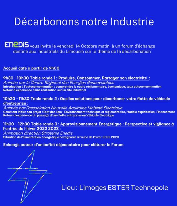 Ghislain_P's tweet photo. Aujourd’hui j’ai le plaisir d’ouvrir le forum des décideurs économiques pour le compte d’@enedis_limousin qui invite ses clients industriels à échanger autour des différents objets de la transition écologique #transitionécologique #fierté #TeamFranceElectrique https://t.co/pKRcUPlxDP