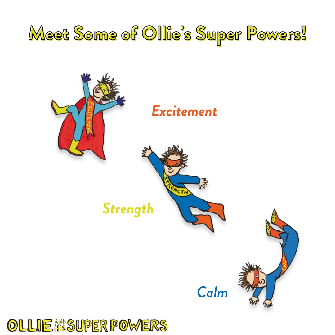 bemoreollie's tweet photo. Ollie gets to choose how he wants to feel and what super powers will be best at getting him through his day. We all have lots of emotions or super powers. Ollie teaches us to control which ones we use and when. Read more about Ollie here >> https://t.co/YbbPlNuKxP https://t.co/rlPSpDEHu3