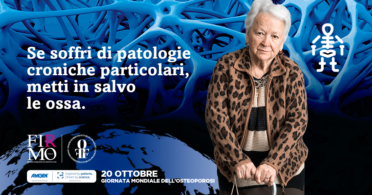 ☀ 20 ottobre 2022, Giornata Mondiale dell’Osteoporosi: difendiamo gli ammalati cronici, soggetti a maggior rischio di frattura.
Approfondisci qui 👇
fondazionefirmo.com/content/preven… <a href="/Amgen/">Amgen 🧪🔬🧬</a> #UCB_news #worldosteoporosisday #giornatamondialedellosteoporosi #osteoporosi #salute #prevenzione