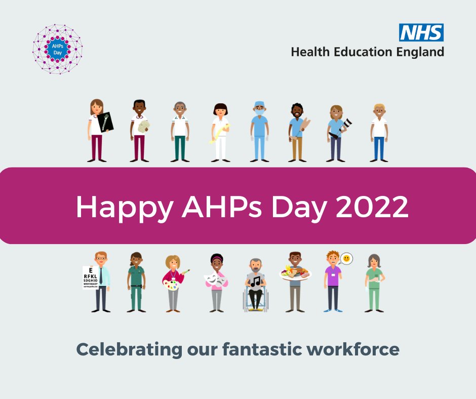 Happy #AHPsDay! Today we are celebrating AHP day in recognition of the amazing impact AHPs make to the delivery of high-quality care! 👉 orlo.uk/fG59x