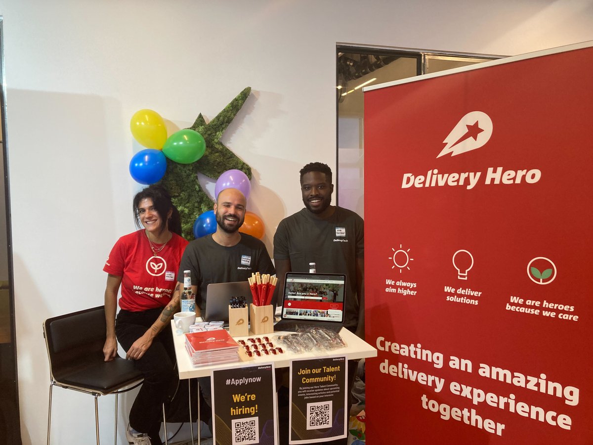 Tech_DH's tweet image. Don&apos;t forget! We are sponsoring the @UNICORNSINTECH Summit today! 🦄 

What&apos;s on offer 🍕 🍣 

📝 CV review at our booth
🎤 Our Product Designer Larissa will speak 🤩 

Want to learn more about Delivery Hero? bit.ly/3rQaF3B

#Likeheroes #unicornsintech #LGBTIQ