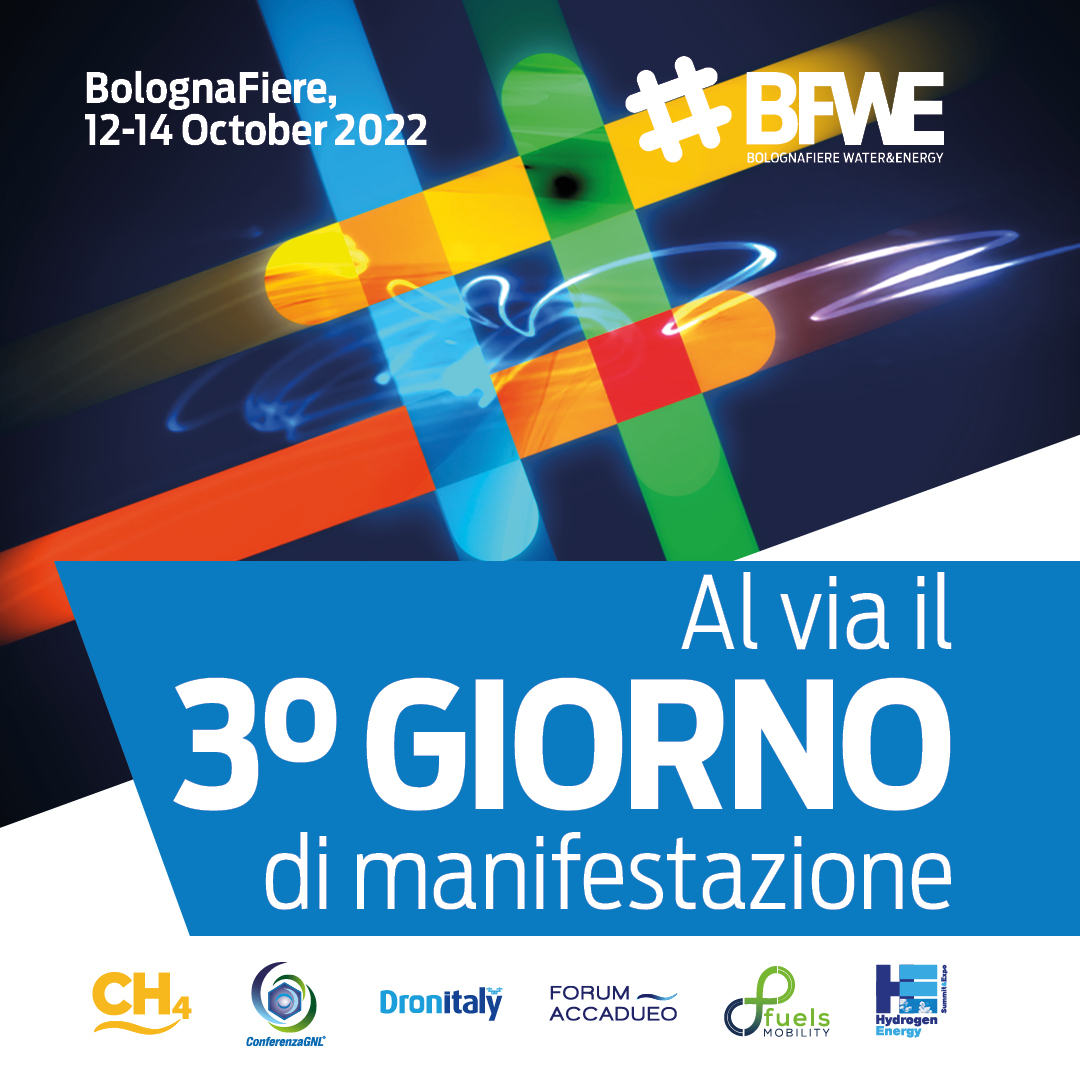Ultimo giorno per le 6 manifestazioni di #BFWE: <a href="/HeseExpo/">HESE - Hydrogen Energy Summit&Expo</a> <a href="/FuelsMobility/">Fuels Mobility</a> <a href="/ConferenzaGNL/">ConferenzaGNL</a> <a href="/ch4_expo/">CH4</a> Forum <a href="/Accadueobologna/">Accadueo</a> <a href="/dronitaly/">Dronitaly</a> Un programma ricco di eventi vi aspetta! #Transizione #Sostenibilità #Digitalizzazione #Innovazione
👉🏻bfwe.it/it/#manifestaz…