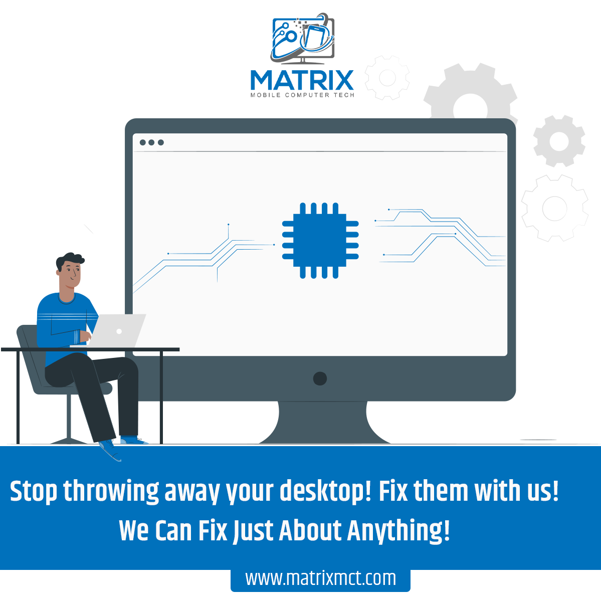matrixmct's tweet photo. For less than half a crown, you can clean a big, big desktop. Call us to fix it.

Call on customer service at (691)277-7518

#matrixcomputertech #throwing #desktop #fix #away #clean #crown #big #repair #system #Problem #internet #itworks #itissues #itconsulting #callus #USA https://t.co/n4If2VuL1G