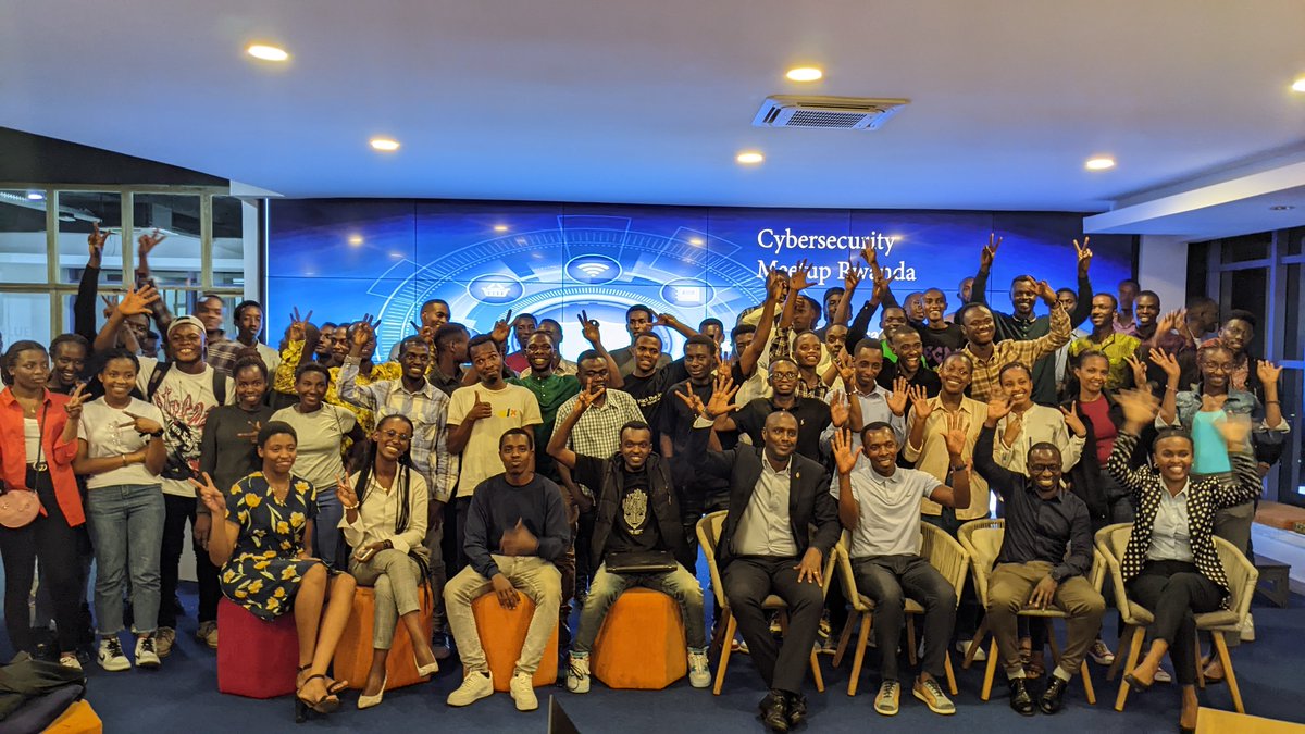 SheCanHack's tweet photo. Cyber security meetup Rwanda has brought over 80 cybersecurity practitioners in Rwanda from government, private, and Academia to discuss different penetration testing tools used in the industry. Gender inclusion should be the primary key to address in the cybersecurity industry. https://t.co/hEknBETIXh