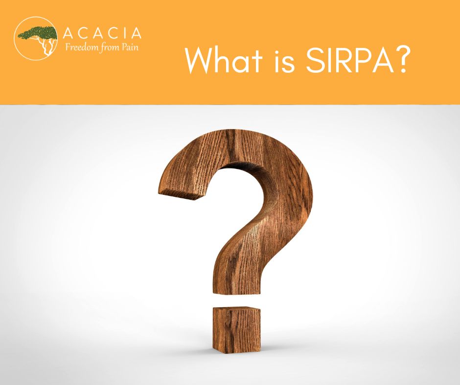 AcaciaFreedomFP's tweet photo. EVER HEARD OF SIRPA?
No? Don't worry, lots of people haven't... the SIRPA approach  was developed by Georgie Oldfield, a physiotherapist in the UK. It focuses on recovering from pain, rather than just managing it. Visit my website for more information: https://t.co/PxvWb0FioX https://t.co/0sPNLpABQX