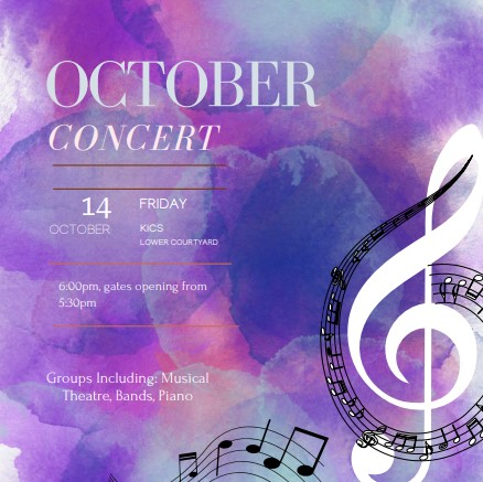Our students have been working hard this first quarter and will showcase their amazing talents tonight at our Secondary Music Concert!