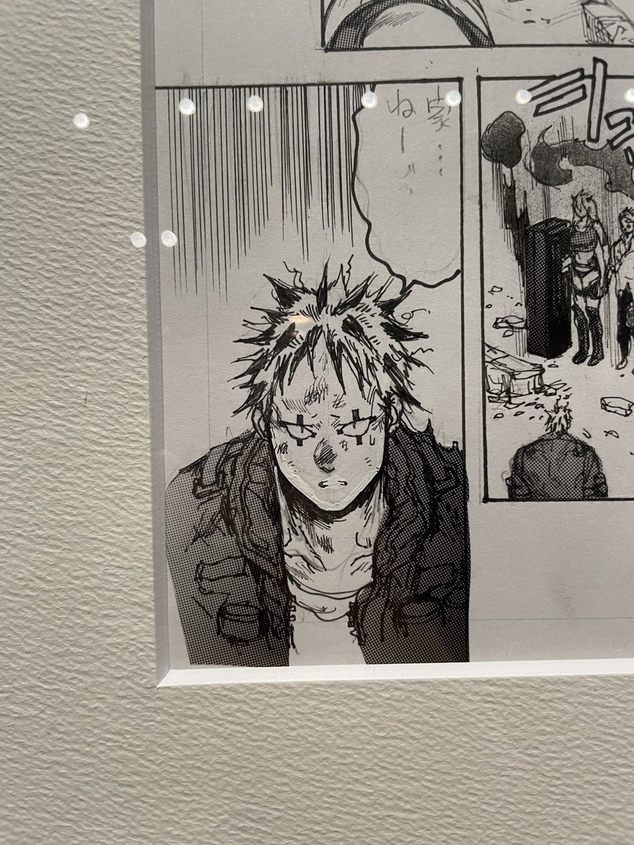 ドロヘドロ原画展行ってきた……満足度がやばい、絵の具の凹凸も漫画原稿の立ち切り線より外側も、なにもかも最高でした……𝑳𝑶𝑽𝑬…… 