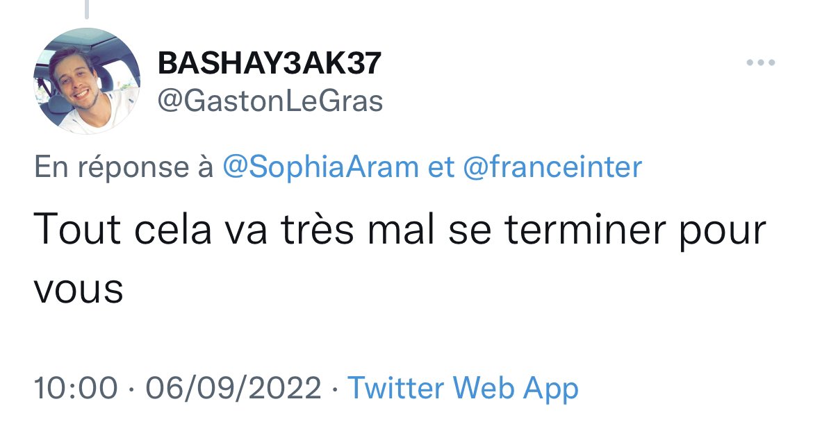 sophia aram tweet media