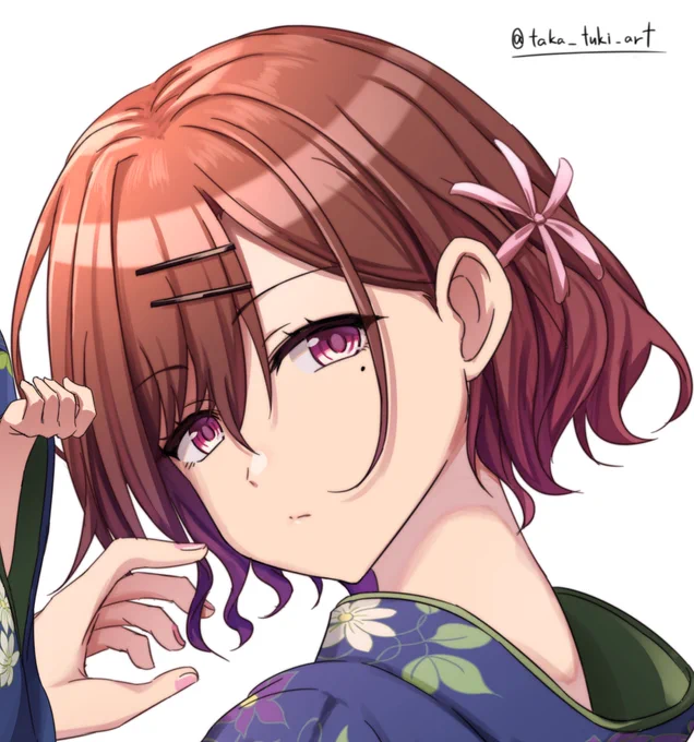 円香ばっかり描いてると表情の描き方忘れそうになるわ 