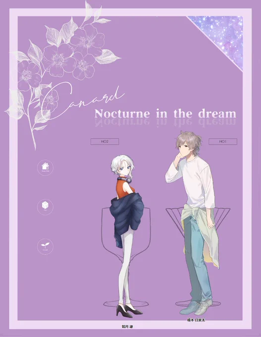 CoC「Nocturne in the dream -第二夜 Canard-」まりもまりも/楠本 日菜太ゆうみやさん/如月 律第二夜シナリオクリアです!24時間経たないうちに次話行けるなんて思わなかったな(突発) 怒られたので服の絵の具を落としました 女王様に名前覚えてもらえてうれしかったです ℋ𝒜𝒫𝒫𝒴 