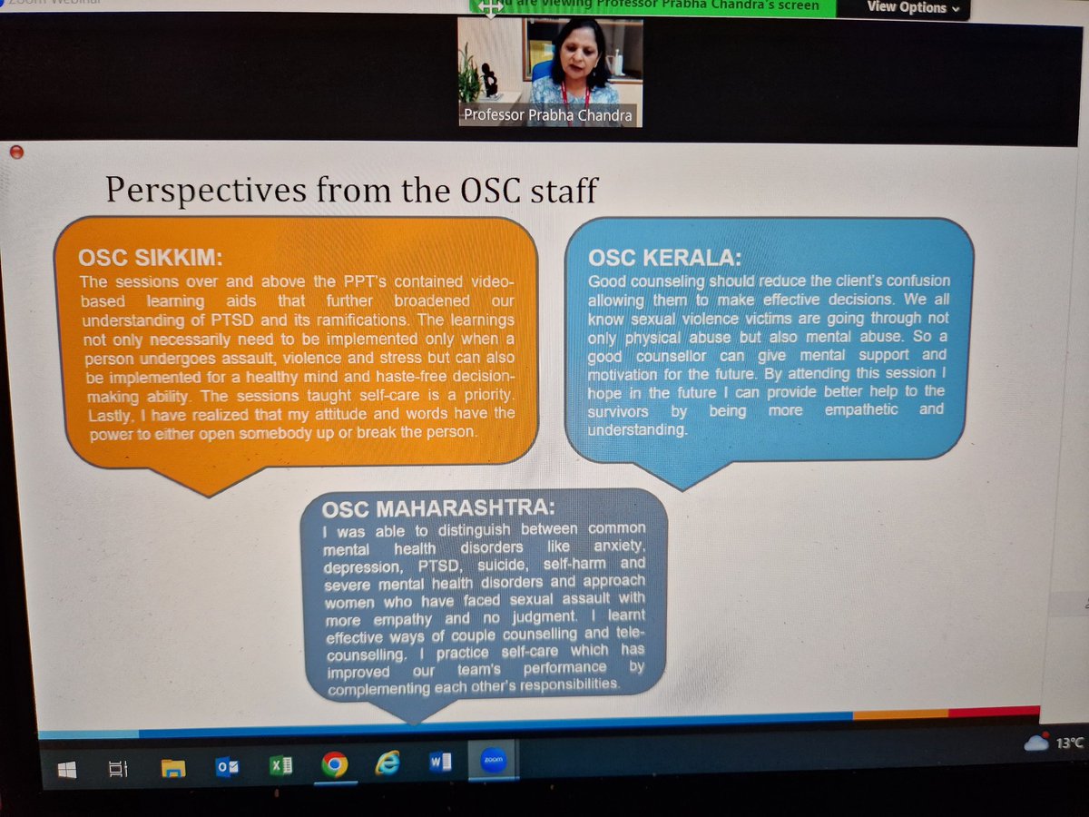 Women &amp; Mental Health SIG RCPsych conference. Safeguarding women from an international psychiatry perspective-  discussing training of mental health teams addressing gender based violence in India, vitally important work.  <a href="/globalpmh/">Prabha Chandra</a> <a href="/womeninmindUK/">Women in Mind UK</a> #WMHSIG2022