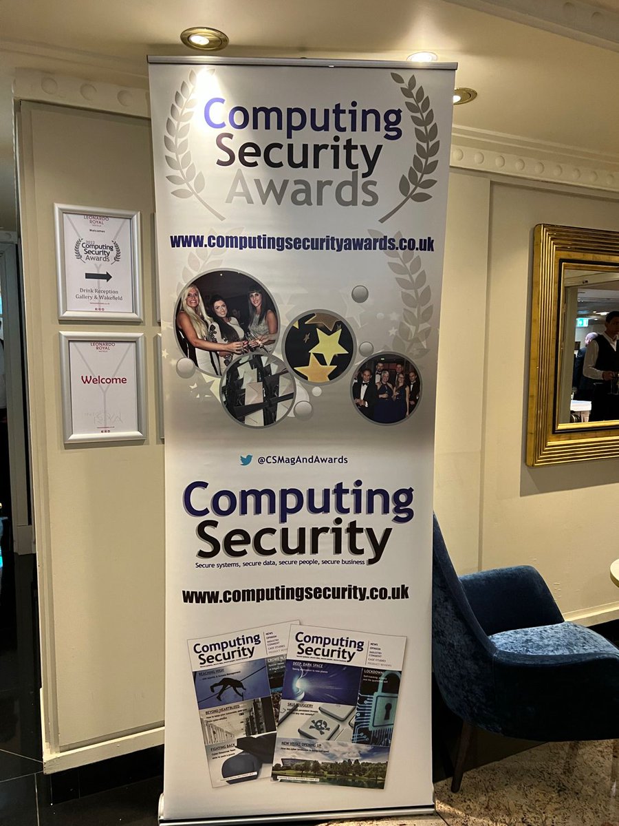 WatchGuardUK's tweet photo. We are delighted that WatchGuard won the Anti Malware Solution of the Year award at the Computing Security Awards! 

Thank you to everyone who voted for us &amp; congratulations to all the finalists. 

#wearewatchguard #cybersecurity @CSMagAndAwards #ComputingSecurityAwards https://t.co/NgLpqWzMbr