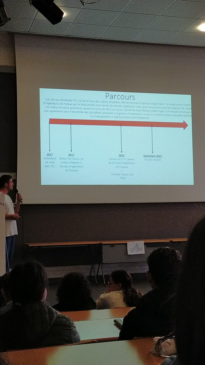 Ludovic Faure présente son parcours depuis son bac #STL #biotechnologies <a href="/LyceeHessel31/">Lycée Stéphane Hessel</a> en 2017, aujourd'hui étudiant à l'INP Purpan.