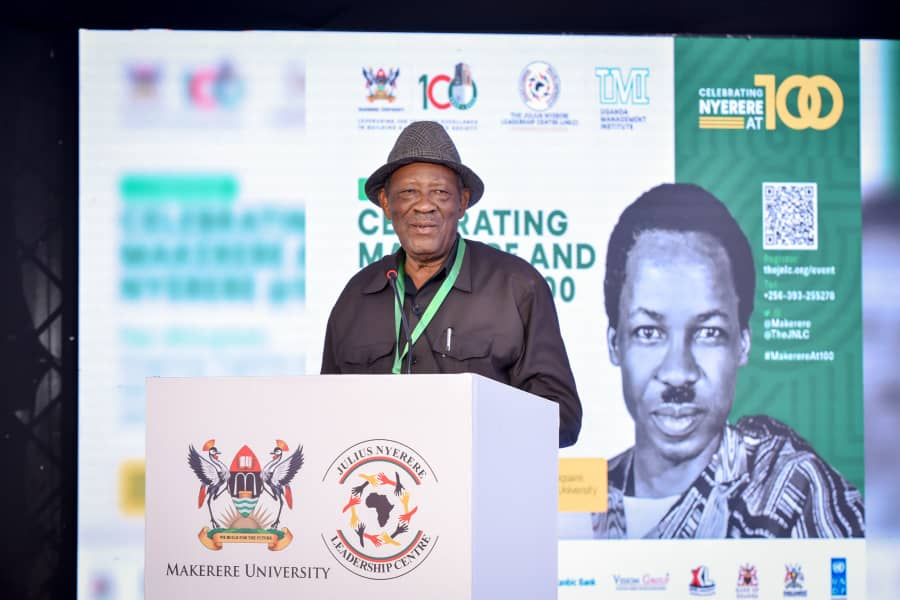 Makerere's tweet photo. Nyerere once said, " There are many people who believe that those ideas associated with my name are now dead and should be buried. I disagree, great ideas don't die easily, they continue nagging &amp; anyone who ignores them, does at their won peril."

#MakerereAt100
#NyerereAt100 https://t.co/WG6tXgr6At