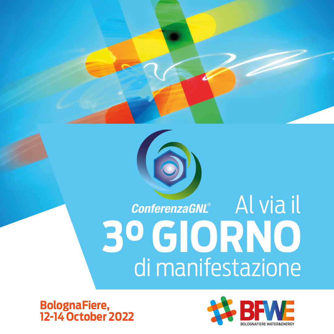 Ultimo giorno di #ConferenzaGNL. Bologna al centro della transizione ecologica. La manifestazione di <a href="/_BFWE/">BFWE</a> dedicata al #GNL vi aspetta!
👉 Programma completo bit.ly/3QLPfPp