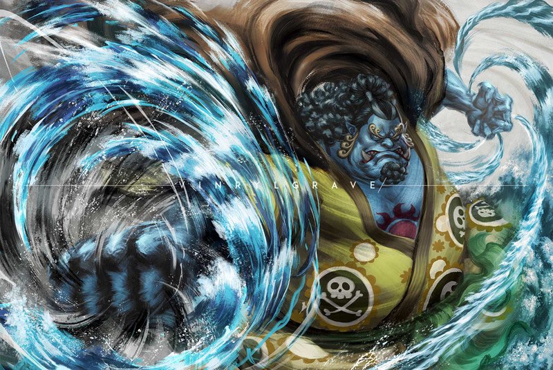 - فارس البحر ، البرمائي و التشبيكاي السابق لدى الحكومه ، جيمبي الفخم ابدع في ارك وانو كثير كثير و قتاله ضد هوزو و أسرار تم كشفها عن فاكهة لوفي " فاكهة المطاط" قتال عجبني 💙.