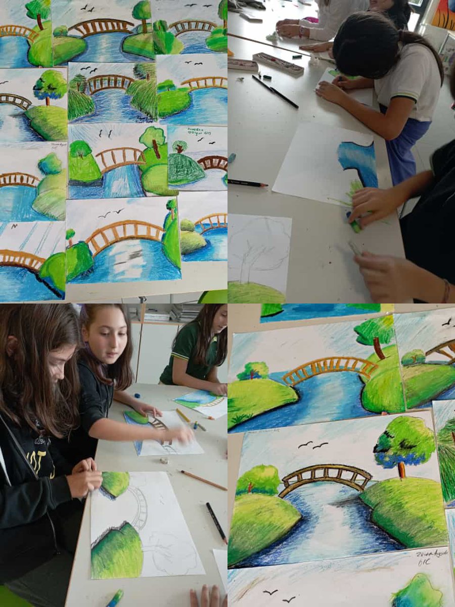 6. Sınıflarımızın "Göl Kıyısındaki Evler " isimli pastel boya çalışması. 👩‍🎨 🧑‍🎨 🎨 <a href="/DogaOkullari/">Doğa Koleji</a> <a href="/suleymancalis33/">Süleyman Çalış</a> <a href="/EnisEryaman/">Enis Eryaman</a> <a href="/enversahin82/">Enver Şahin</a> <a href="/ozdemirsrd/">SERDAR ÖZDEMİR</a>