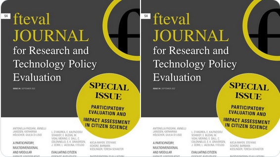 CoActeu's tweet photo. 📢
We're very proud of the @fteval Journal's special issue #54 with 8 contributions on #participatory evaluation and #impact assessment in #CitizenScience.
📖 Co-edited by @katja_mat @bkieslinger T. Schaefer &amp; @stefanieschuerz

Download PDF now: https://t.co/OaWLVmESoL https://t.co/VgcfFlrESG