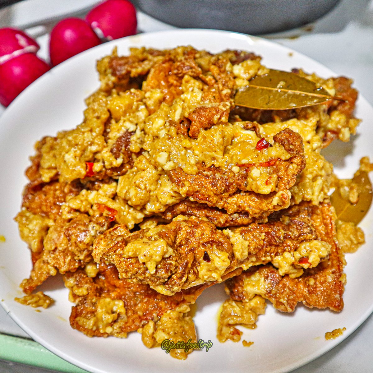 jetjet2_'s tweet image. SALTED EGG PORK BELLY! 
#foodie #saltedegg #porkbelly #cook