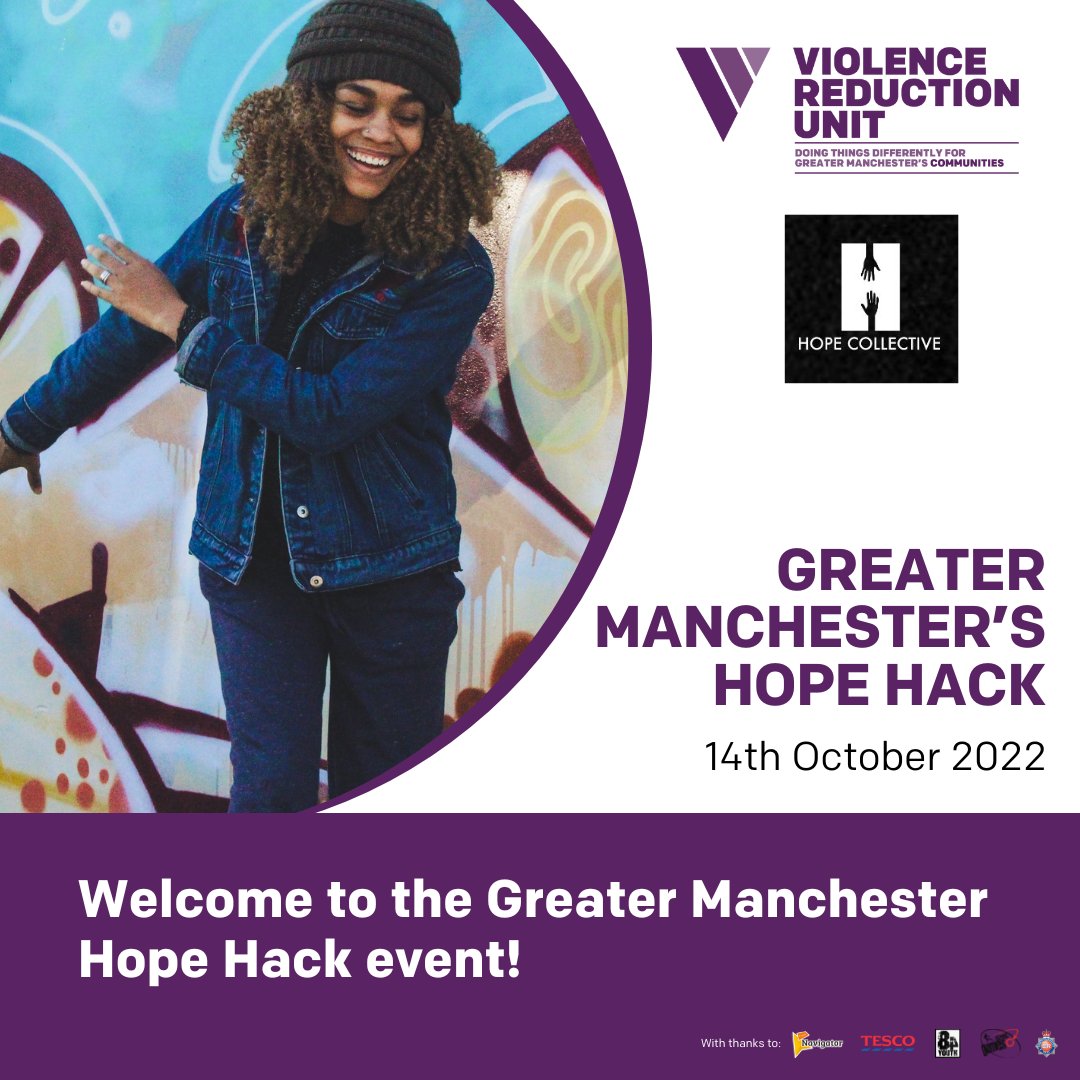 Greater Manchester Violence Reduction Unit (@gm_vru) on Twitter photo Todayās the day! We are hosting Greater Manchesterās Hope Hack at Lancashire Cricket Club. We will be joined by over 100 young people from across Greater Manchester, plus guest speakers, all sharing what they think would make a fairer and safer society.
#GMHopeHack
<a href="/mediacityhub/">MediaCityUK Church & Community Hub</a> Todayās the day! We are hosting Greater Manchesterās Hope Hack at Lancashire Cricket Club. We will be joined by over 100 young people from across Greater Manchester, plus guest speakers, all sharing what they think would make a fairer and safer society.
#GMHopeHack
<a href="/mediacityhub/">MediaCityUK Church & Community Hub</a>