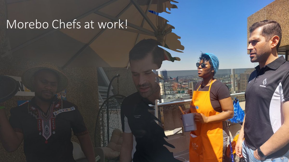 Morebo5's tweet photo. Passionate chefs with competitive culinary skills!  👩‍🍳👩‍🍳🌶🌶

#morebopotjiecookoff
#moreboteambuilding https://t.co/YuQ6rrmxD5
