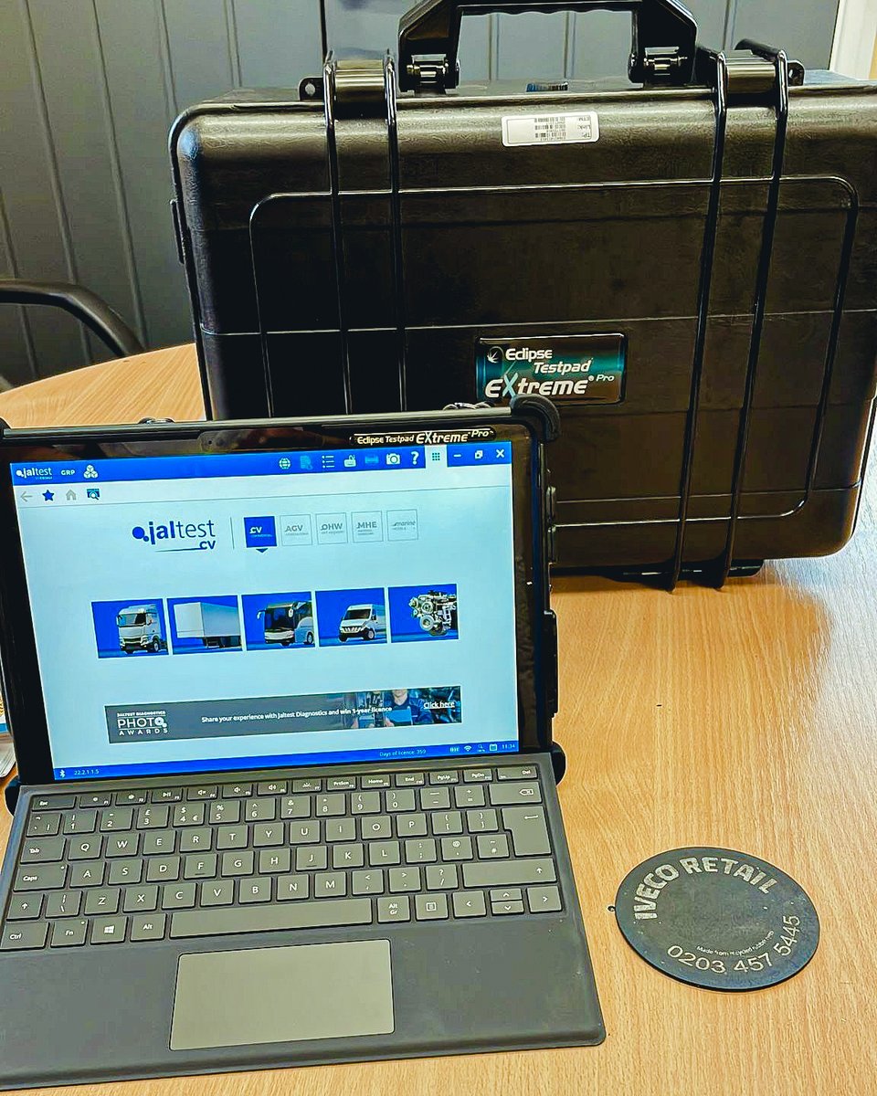 EclipseDiag's tweet photo. π Area Sales Manager, Louis Dowson, has just handed over to Navajo Leasing. They have just taken delivery of their new Jaltest Diagnostics Commercial Vehicle package.
Thank you for your business!
#Eclipse #Jaltest #EclipseInAction https://t.co/pEKcIgCVNw