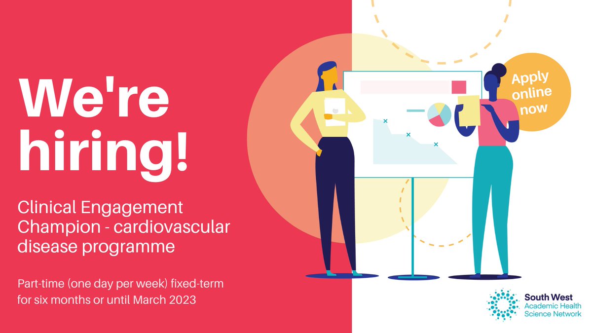Could you be our #CVD Clinical Engagement Champion?

Work closely with our CVD Programme Team &amp; local system leaders to support delivery of the programme, building on your own experiences of working with CVD, and provide insight &amp; peer support.

Read more: swahsn.com/who-we-are/car…